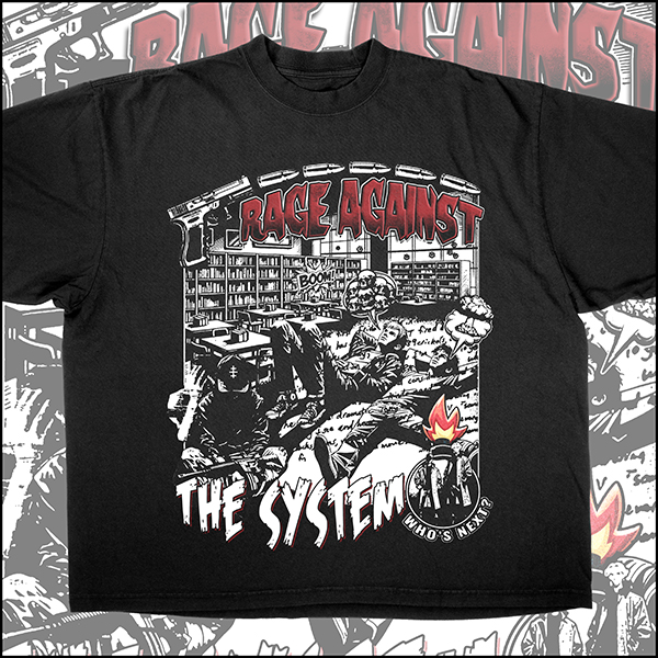 Rage Against the System Mockup Collage